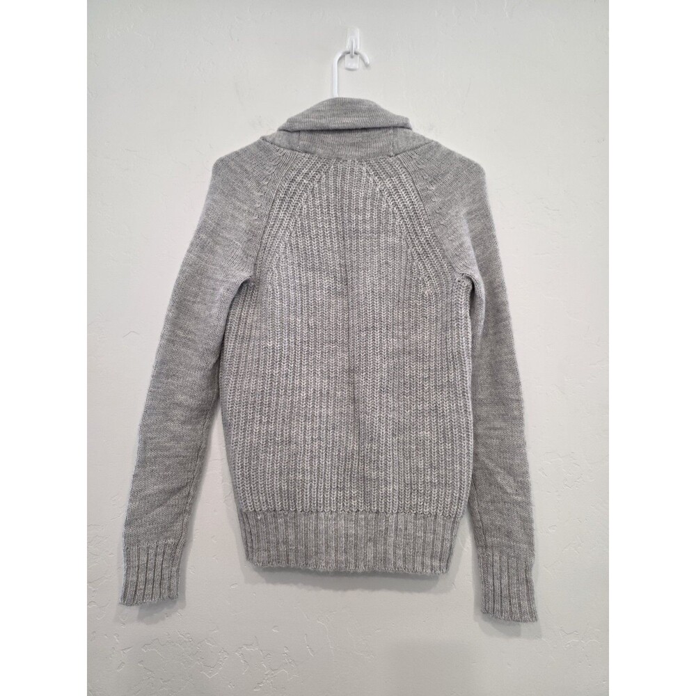 J.Crew Women's XS Gray Alpaca Wool Blend Shawl Collar Button Cardigan Sweater - Picture 3 of 6